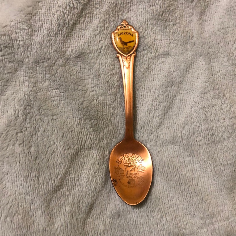 Solid copper collectors spoon Arizona